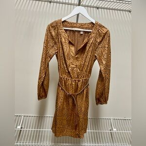 Chelsea & Violet Perforated Mini Dress - Size S